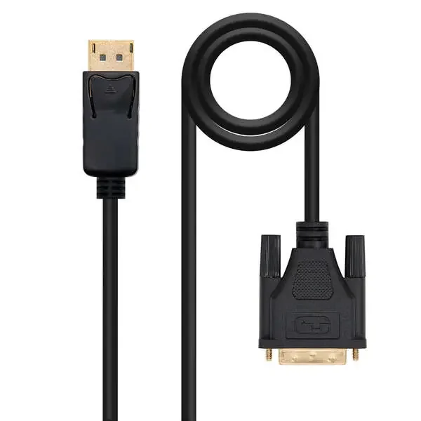 Nanocable Cable Conversor DisplayPort Macho a DVI Macho 2m – Color Negro