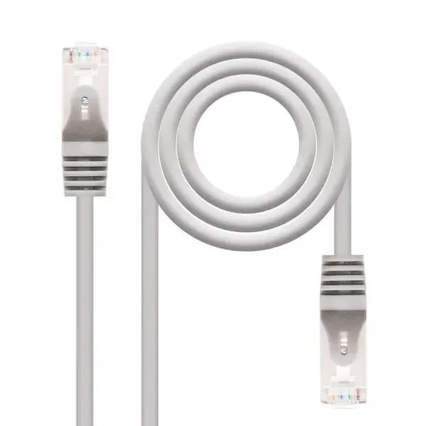 Nanocable Cable de Red Latiguillo RJ45 Cat.6 FTP AWG24 1m – Color Gris