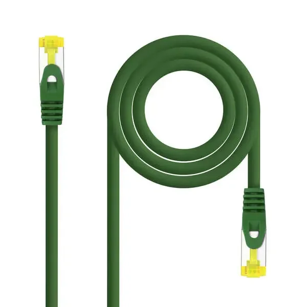Nanocable Cable de Red Latiguillo RJ45 LSZH Cat.6a SFTP AWG26 1m – Color Verde