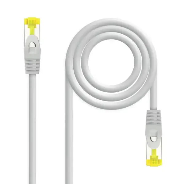 Nanocable Cable de Red Latiguillo RJ45 LSZH Cat.6a SFTP AWG26 7m – Color Gris
