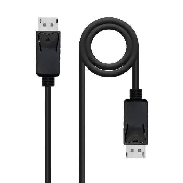 Nanocable Cable Displayport 1.2 CCS DP/M-DP/M – Longitud 3m – Soporta Resoluciones de Video de hasta 4K – Color Negro