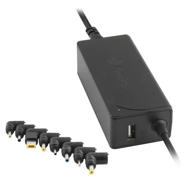 NGS Cargador de Portatil Universal Automatico 45W – 8 Adaptadores – 1x USB – Indicadores LED