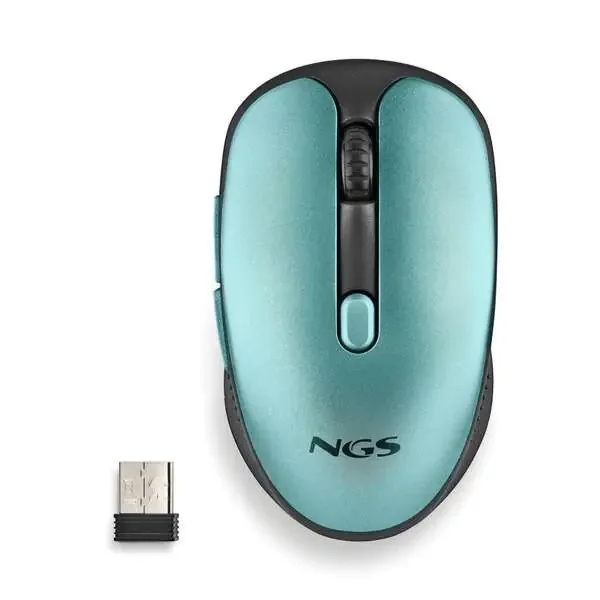 NGS Evo Rust Ice Raton Inalambrico USB 1600dpi – 5 Botones – Recargable – Uso Diestro