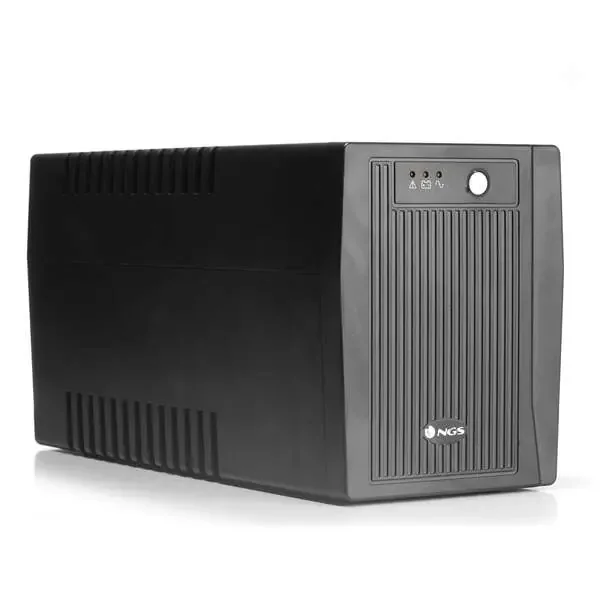 NGS Fortress 2000 V2 SAI 1500VA UPS 900W – Tecnologia Off Line – Funcion AVR – 4x Schukos – Proteccion Sobrecargas y Cortocircuitos