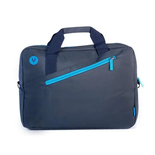 NGS Ginger Maletin para Portatil 15.6″ – Acolchado Interior – 2 Compartimentos y Bolsillo Exterior – Color Azul