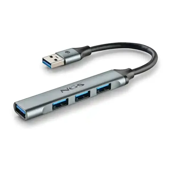 NGS IHUB4 Micro Hub USB 3.0 – 1 Puertos USB 3.2 – 3 Puertos USB 2.0
