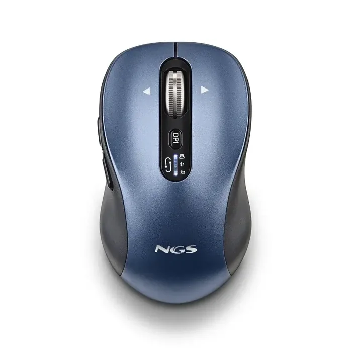 NGS Infinity-RB Raton Inalambrico 3200dpi – Conexiones 2.4 GHz + Bluetooth 5.1 + Bluetooth 5.1 – 5 Botones – Uso Diestro – Color Azul/Negro