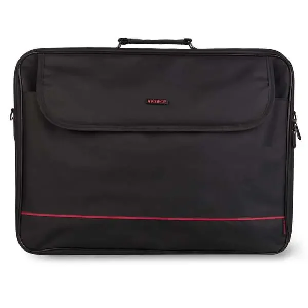 NGS Passenger Maletin para Portatil 16″ – Acolchado Interior – 2 Compartimentos y Bolsillo Exterior – Color Negro