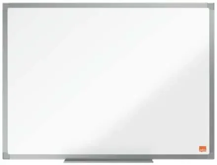 Nobo Essence Pizarra de Melamina 600x450mm – Marco de Aluminio Anodizado – Bandeja para Rotuladores – Color Blanco