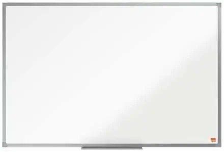 Nobo Essence Pizarra Magnetica de Acero 900x600mm – Marco de Aluminio Anodizado – Bandeja para Rotuladores – Color Blanco