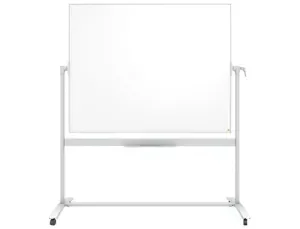 NOBO PIZARRA BLANCA MOVIL DE ESMALTE CLASSIC – 1500X1200MM – DISEñO PUNTERO – COLOR BLANCO