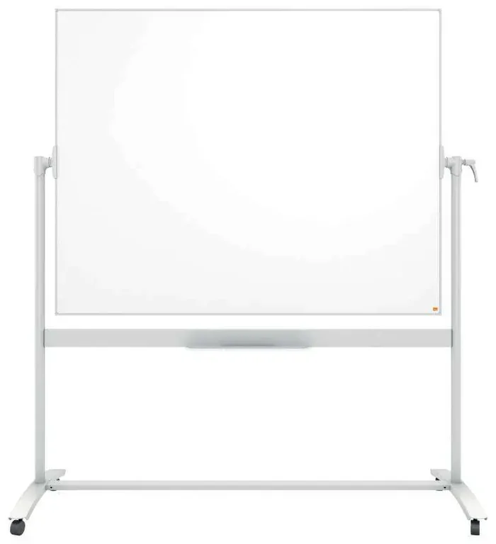 Nobo Pizarra Blanca Movil Nano Clean Classic – 1500x1200mm – Diseño Puntero – Blanco