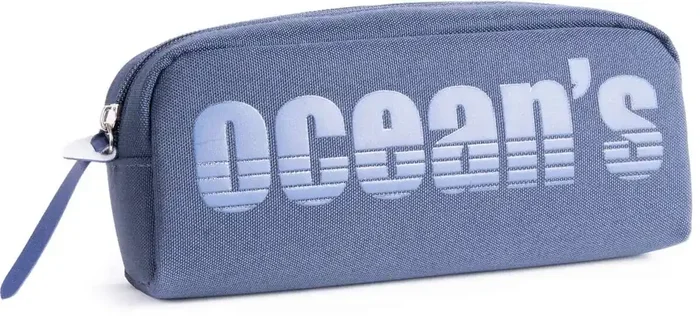 Oceans Wave California Estuche de 1 Cremallera – Tirador Ergonomico – Color Azul