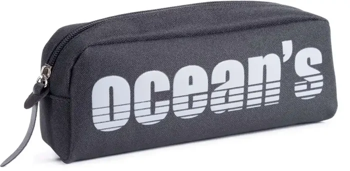 Oceans Wave California Estuche de 1 Cremallera – Tirador Ergonomico – Color Gris Oscuro