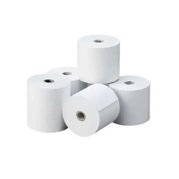 Oqonos Rollo de Papel Termico 57x30x12mm, Libre de BPA, FSC (10 uds)
