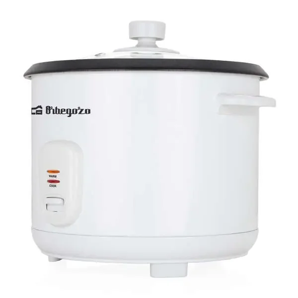 Orbegozo CO 3031 Cocedor de Arroz – Cocina Arroz sin Pegarse – Capacidad 1.8L – Vaporera Incluida – Apagado Automatico – Durabilidad y Excelencia