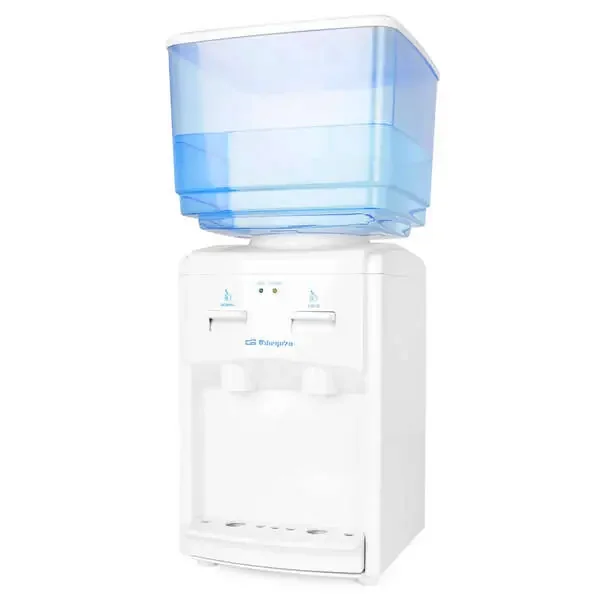Orbegozo DA 5525 Dispensador de Agua Fria – Capacidad 7 Litros – Enfriamiento 8º-15º – Potencia 65W – Indicadores Luminosos – Bandeja Recoge Gotas – Facil Limpieza y Rellenado