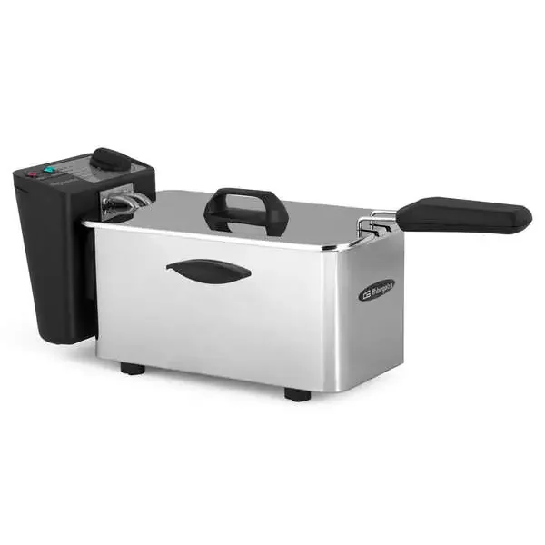 Orbegozo FDR 35 Freidora Profesional de Acero Inoxidable – Fritura de Calidad Como en un Restaurante – Capacidad 4L – Termostato Regulable – Potencia 2000W – Facil Limpieza
