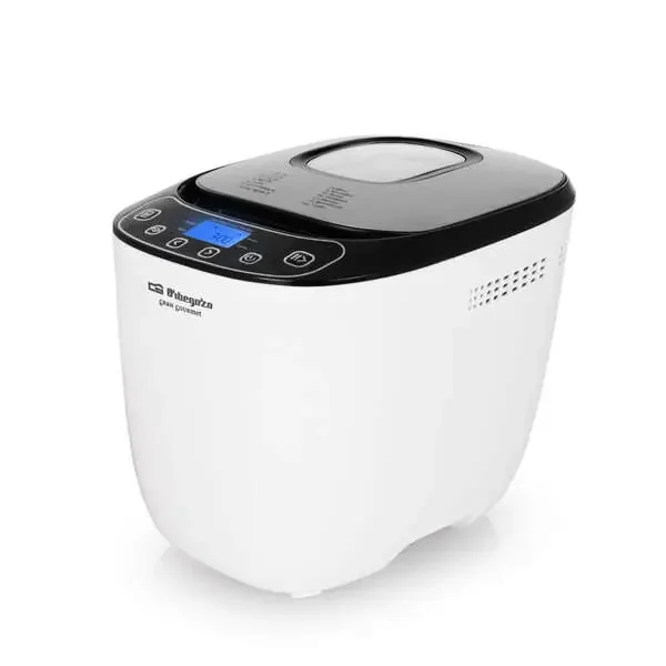 Orbegozo MHP 3500 Panificadora Automatica – Haz Pan Casero Facil y Rapido – Potencia 550W – 12 Programas de Coccion – Tamaño de Pan de 0.7kg a 1kg – Temporizador de 13 Horas