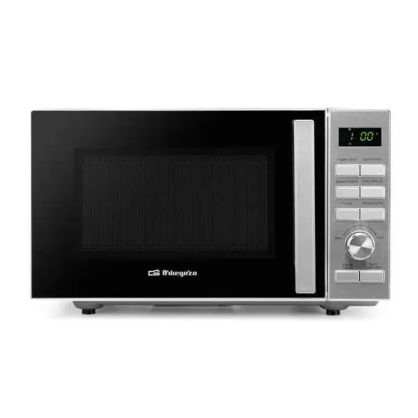 Orbegozo MIG 2050 CE Microondas sin Plato Multifuncion – Capacidad 20L – Potencia 1200W – Grill 1000W – 5 Niveles de Potencia – 9 Menus Automaticos – Programa de Descongelacion – Temporizador hasta 95 Min