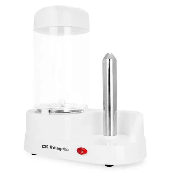Orbegozo PR 3500 Maquina para Perritos Calientes – hasta 6 Salchichas – Punzon de Acero Inoxidable – Cubeta Antiadherente – Recipiente Desmontable – Facil de Usar