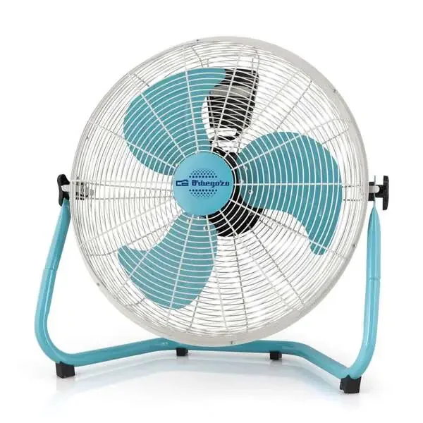 Orbegozo PW 1546 Ventilador Industrial con Aspas de 45cm y 3 Velocidades – Inclinacion Regulable y Rejilla de Seguridad – Potencia 130 W