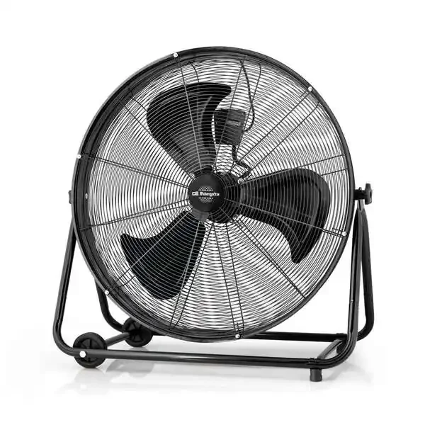 Orbegozo PWT 3061 Ventilador Industrial con Aspas de 60cm y 3 Velocidades – Base Estable – Rejilla de Proteccion y Ruedas para Transporte – Potencia de 180W