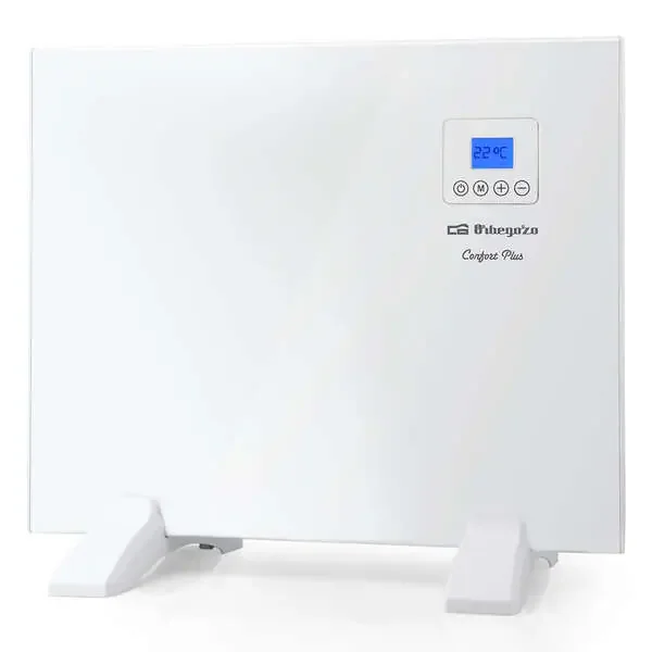 Orbegozo REH 500 a Panel Radiante – Diseño Slim en Blanco – Mando a Distancia – Programacion Diaria y Semanal – Proteccion contra Sobrecalentamiento – Potencia 500W