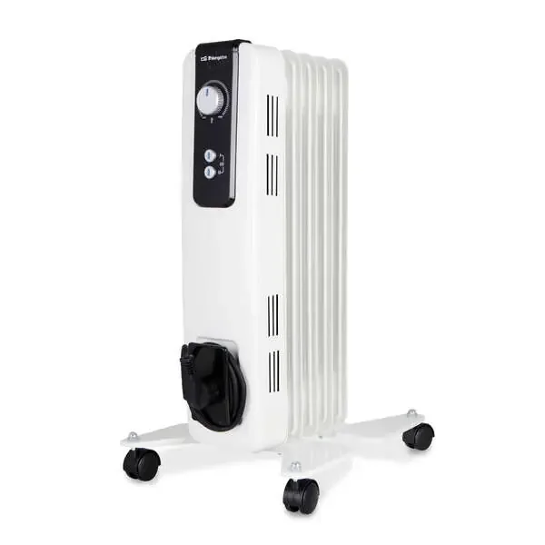 Orbegozo RH Compacto Radiador de Aceite – Potente y Silencioso – 2 Niveles de Potencia – Termostato Regulable – Seguridad Garantizada – Facil de Transportar