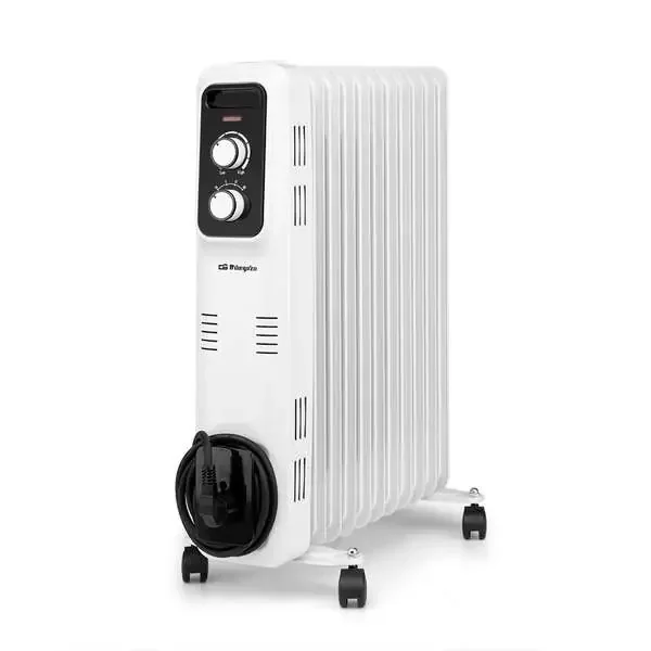 Orbegozo RL 2500 Radiador de Aceite Elegance – Potente y Seguro – Inercia Termica para Dispersion Homogenea del Calor – Facil Manejo y Transporte – Proteccion contra Sobrecalentamiento y Antivuelco