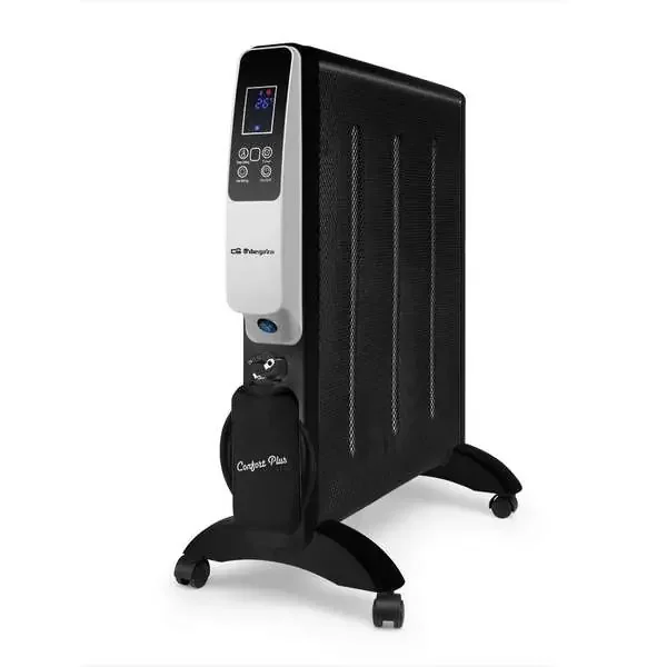 Orbegozo RMW 2010 Radiador de Mica Wifi – Potente y Eficiente – Control Remoto – Display Led – Programable – Seguridad Antivuelco y Sobrecalentamiento – Facil Manejo