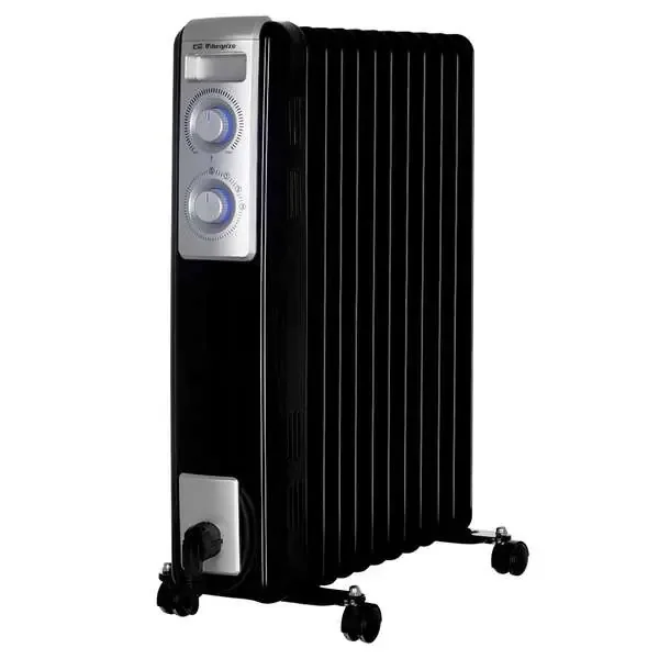Orbegozo RN-2500 Radiador de Aceite Potente y Moderno – Potencia Maxima 2500W – 11 Elementos Calorificos – 3 Potencias de Calor – Termostato Regulable – Proteccion contra Sobrecalentamiento