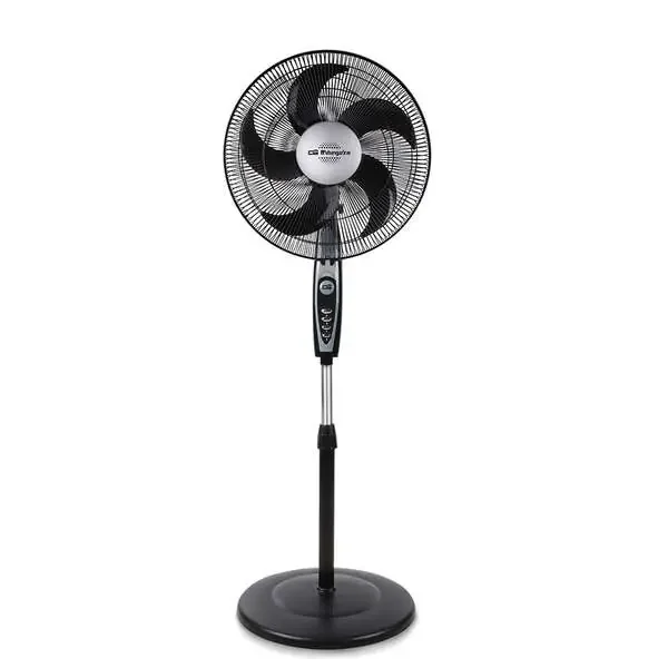 Orbegozo SF 0149 Ventilador de Pie Clasico – Potente y Economico – 3 Velocidades – Funcion Oscilante – Altura Regulable – Diseño Cromado