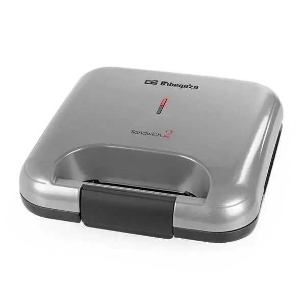 Orbegozo SW 4200 Sandwichera Tostadora Practica y Duradera – Potencia 800W – Placas Antiadherentes – Facil Limpieza – Almacenamiento Vertical – Proteccion contra Sobrecalentamiento