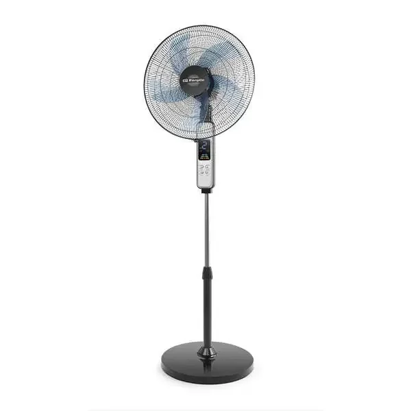 Orbegozo Ventilador de Pie Abc Ventilador de Pie con 5 Aspas y 3 Velocidades – Modos Normal, Brisa y Noche – Oscilante y Regulable en Altura – Temporizador y Mando a Distancia