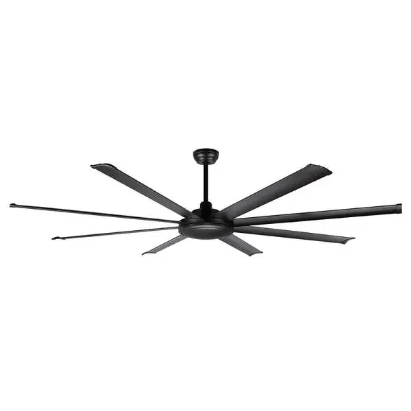 Orbegozo Ventilador de Techo Industrial Megabreeze – Potente y Eficiente Motor DC – 6 Velocidades – 8 Aspas Silenciosas – Modo Reversible – Temporizador – Mando a Distancia