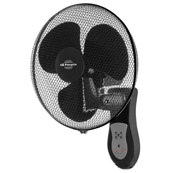 Orbegozo WF 0243 Ventilador de Pared Silencioso con Mando a Distancia – Potente y Versatil – 3 Modos de Ventilacion y Temporizador – Ideal para Cualquier Estancia