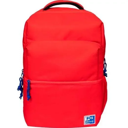 Oxford B-Ready Mochila Escolar – Tirantes Acolchados y Ajustables – Tamaño 42x30x15cm – Color Rojo