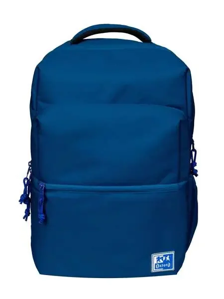 Oxford B-Ready Mochila Escolar – Tirantes Acolchados y Ajustables – Tamaño 42x30x15cm – Color Azul Marino