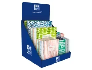 OXFORD JAPANDI EXPOSITOR SOBREMESA – ORGANIZADOR COMPLETO PARA ESCRITORIO – INCLUYE EUROPEANBOOKS A5+, A4+, A6+ – EUROPEANBINDER A4+ – ESTUCHES Y PORTAMONEDAS