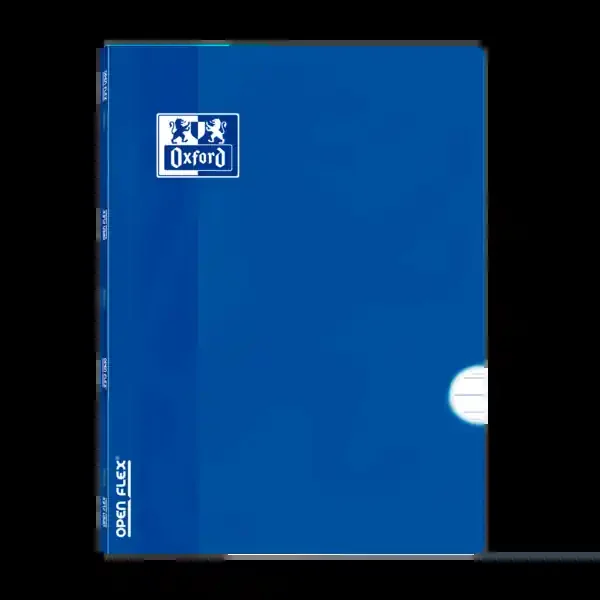 Oxford School Classic Openflex A4 – Tapa de Plastico Resistente – Libreta Grapada con Pauta 3.5 y Margen – 48 Hojas de Papel de Alta Calidad – Color Azul (10 uds)