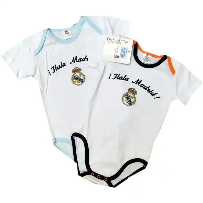 Pack Bodys Real Madrid con mangas 2und bebé- Comprar tienda Real Madrid