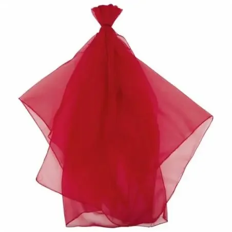 Pañuelo Foular de nylon grande ROJO