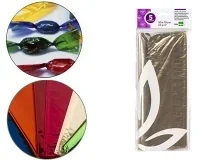Papel Celofan Liderpapel 50×70 Cm 22g M2 Bolsa De 5 Hojas Transparente 75026
