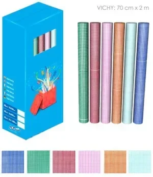 PAPEL DE REGALO 70X200CM TODO EL AÑO SURTIDO