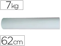 Papel Kraft Blanco Bobina Anch O 62cm Longitud 250mt Gramaje 50gr Peso Impresma 62 Cm