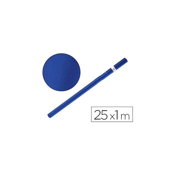 Papel kraft liderpapel azul azurita turquesa rollo 25×1 mt