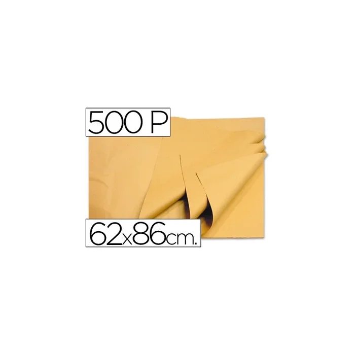 Papel manila crema 62×86 cm paquete de 500 hojas