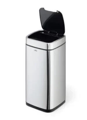 PAPELERA ACERO INOXIDABLE DURABLE NO TOUCH (CON SENSOR) 21 LITROS