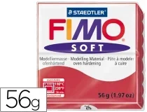 Pasta Staedtler Fimo Soft 57 Gr Color Rojo Cereza 802026